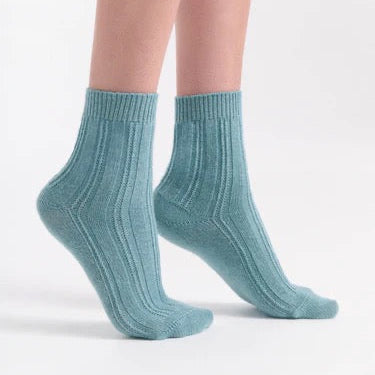 Angelina Cable Crew Sock