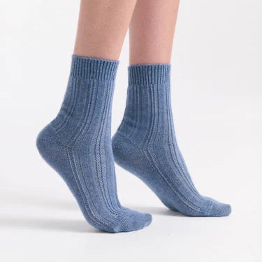 Angelina Cable Crew Sock